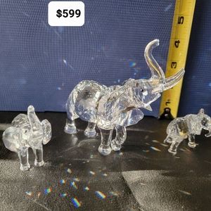 Swarovski Figurines Full Elephant Set